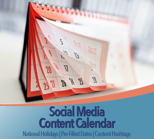 social media content calendar template